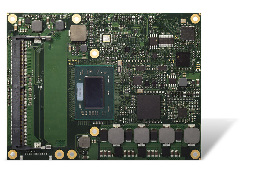 congatec COM Express Module with AMD Ryzen™ Embedded R1000 processors